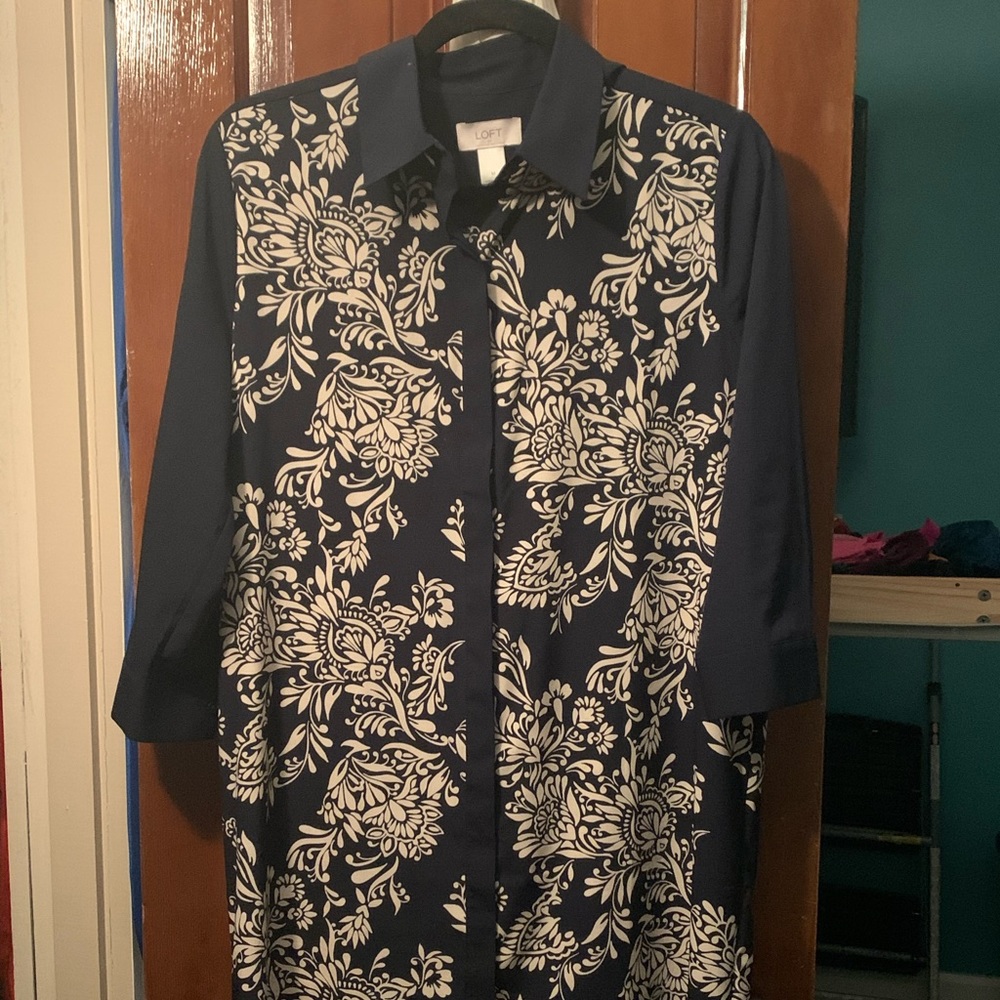 LOFT shirt dress